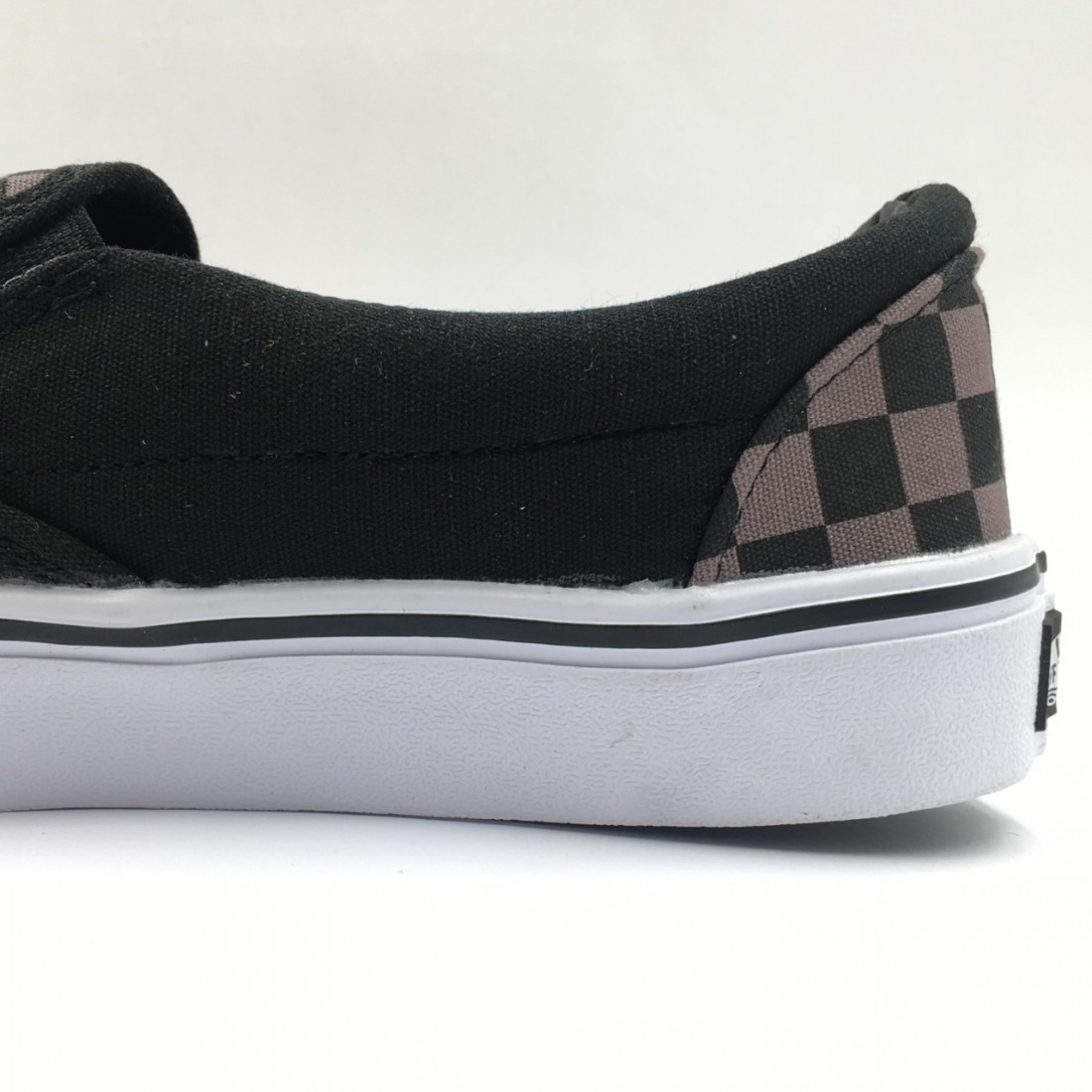 vans black & grey classic checkerboard trainers